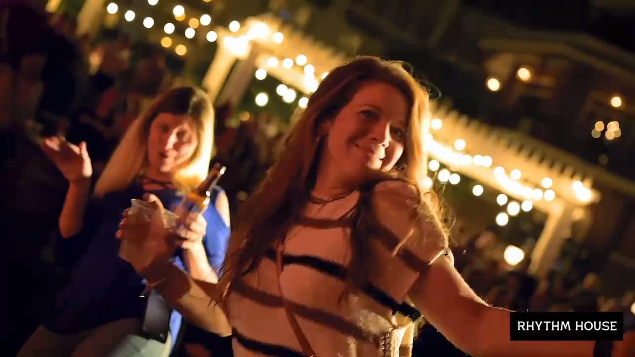 Guests celebrating at a Rhythm House night