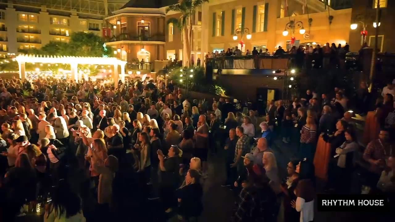 Guests celebrating at a Rhythm House night